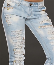 Perle glimmer jeans